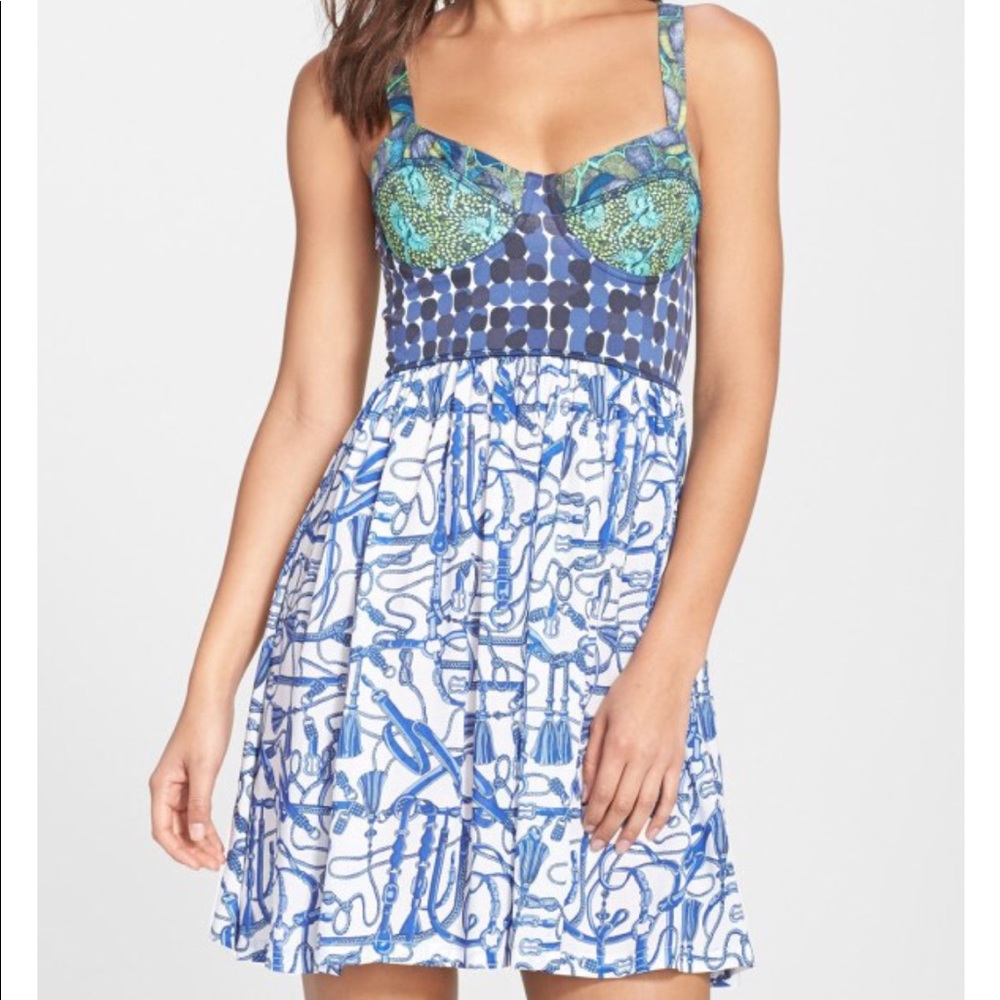 Maaji derby playsuit mix dress over up
